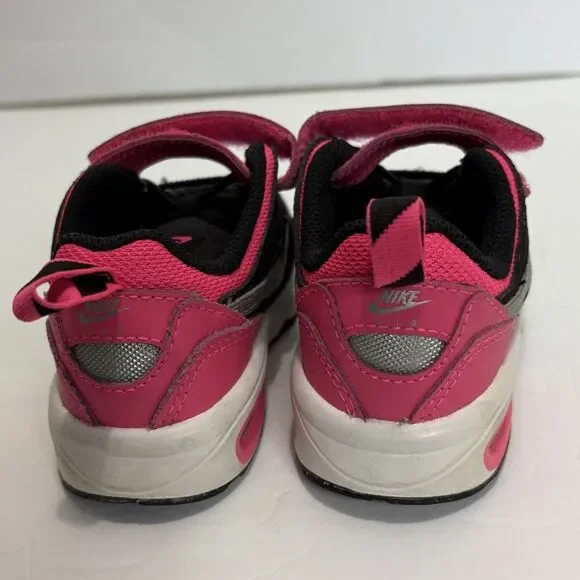 Nike Air Max St 2016 Toddler Sneakers Black Pink Silver Size 5C - Picture 6 of 9